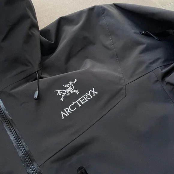 Arc'teryx Alpha SV Gore-Tex Pro Jacket Black Waterproof Shell Hooded Size L - Picture 5 of 6